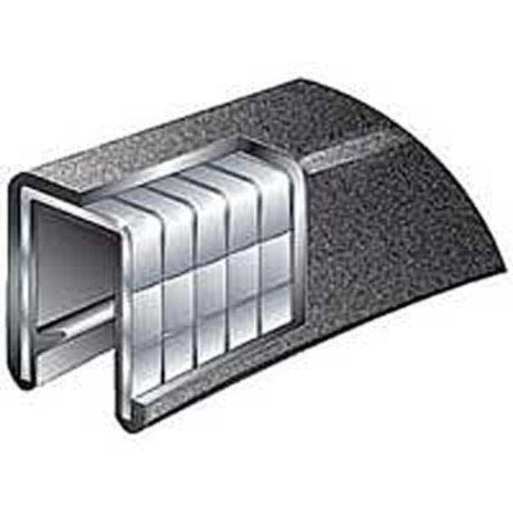 TACO Marine 250' White Flex Trim 1/4" Opening X 1/2" - V30-1008W250
