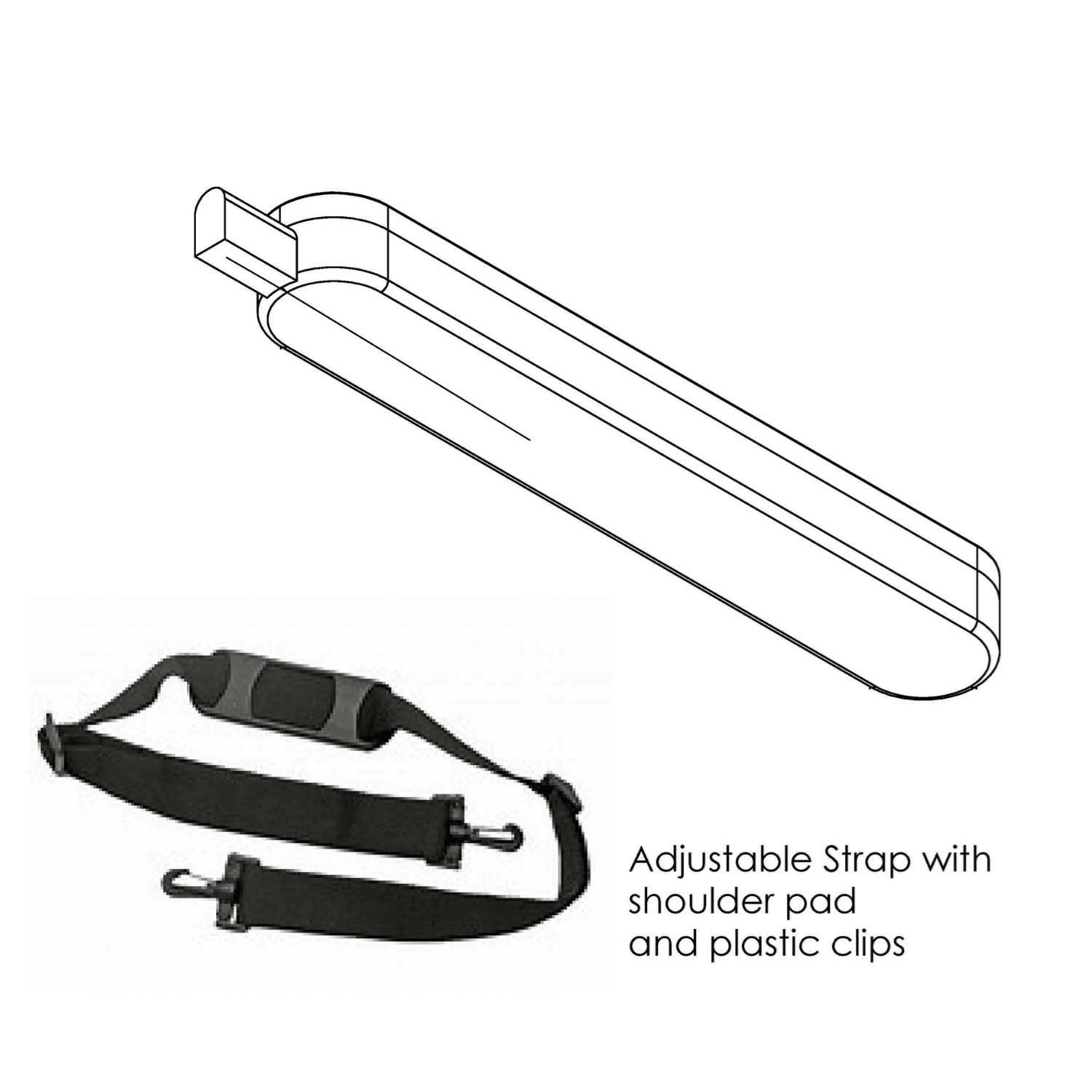 TACO Marine ShadeFin with Black Fabric & Bag Kit - T10-3000-2