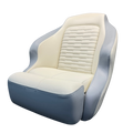 TACO Marine Limited Edition Anclote Bucket Seat, Ivory & Marble - BA1-25-OBS