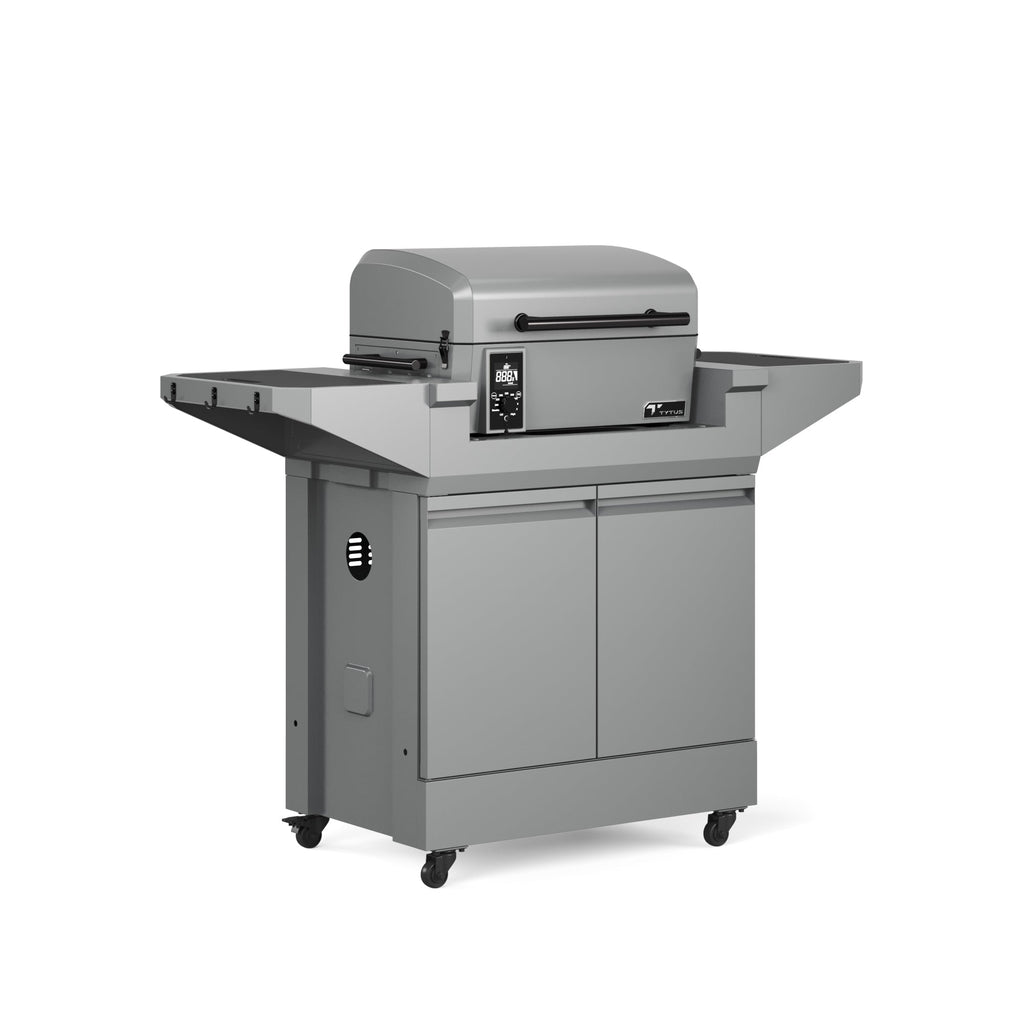 TYTUS Emberwood Pellet Smoker with Grill and Prep Cart - TDT-CRT-SMOK