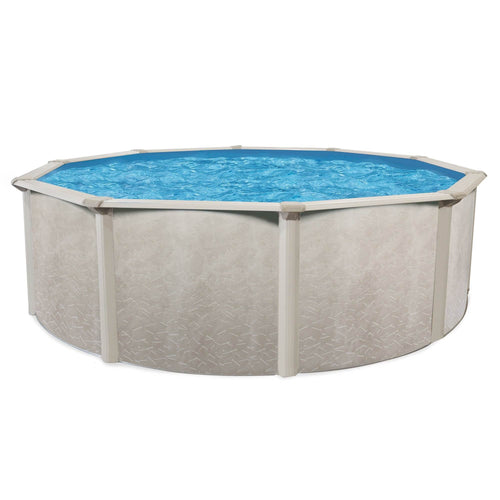 Aquarian Phoenix 24' x 52" Round Steel Frame Above Ground Swimming Pool (2 Pack) - 112974