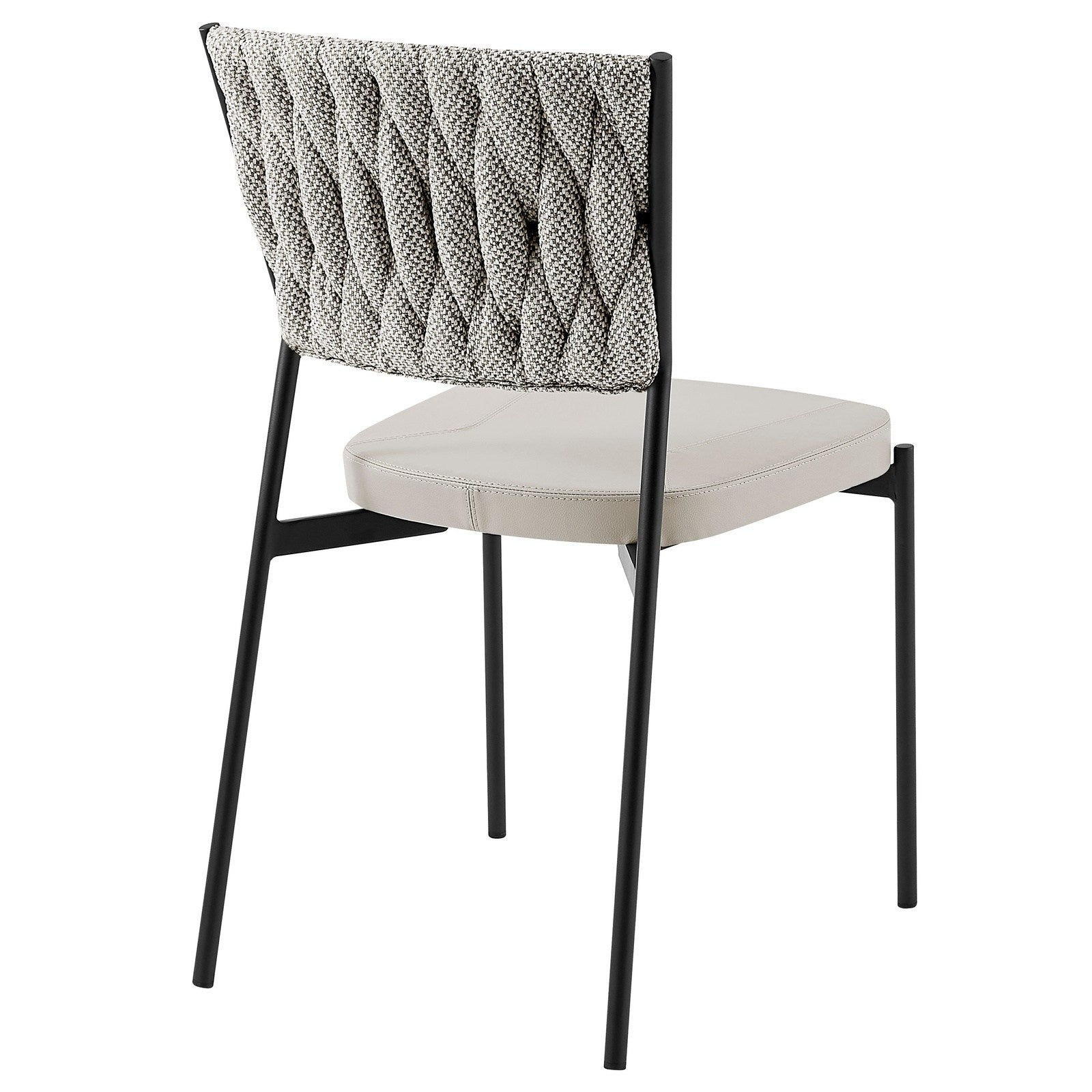 New Pacific Direct Leander Fabric/ PU Dining Chair, (Set of 4) -  1240012-5006