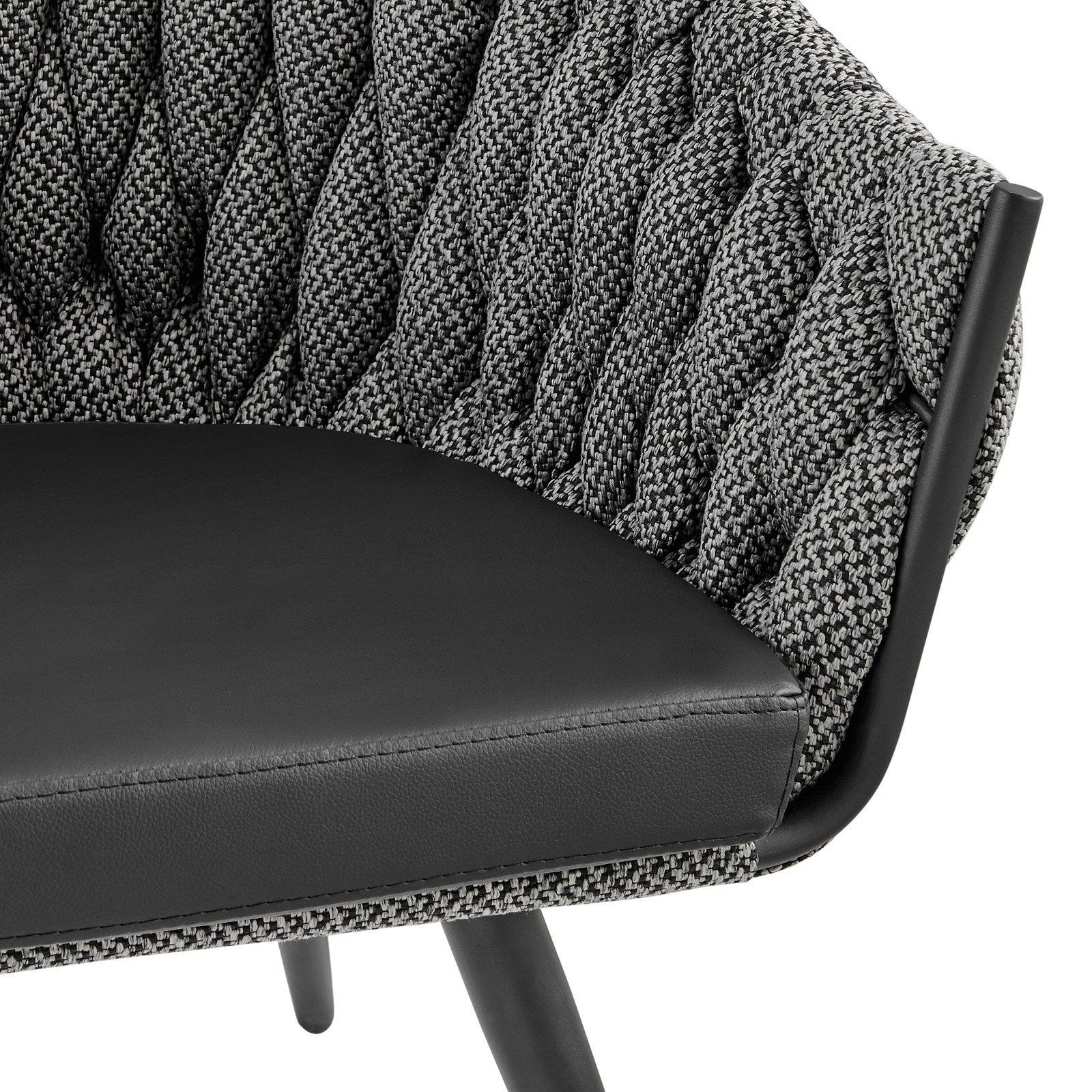 New Pacific Direct Fabian Fabric/ PU Accent Arm Chair -  1240018-5776