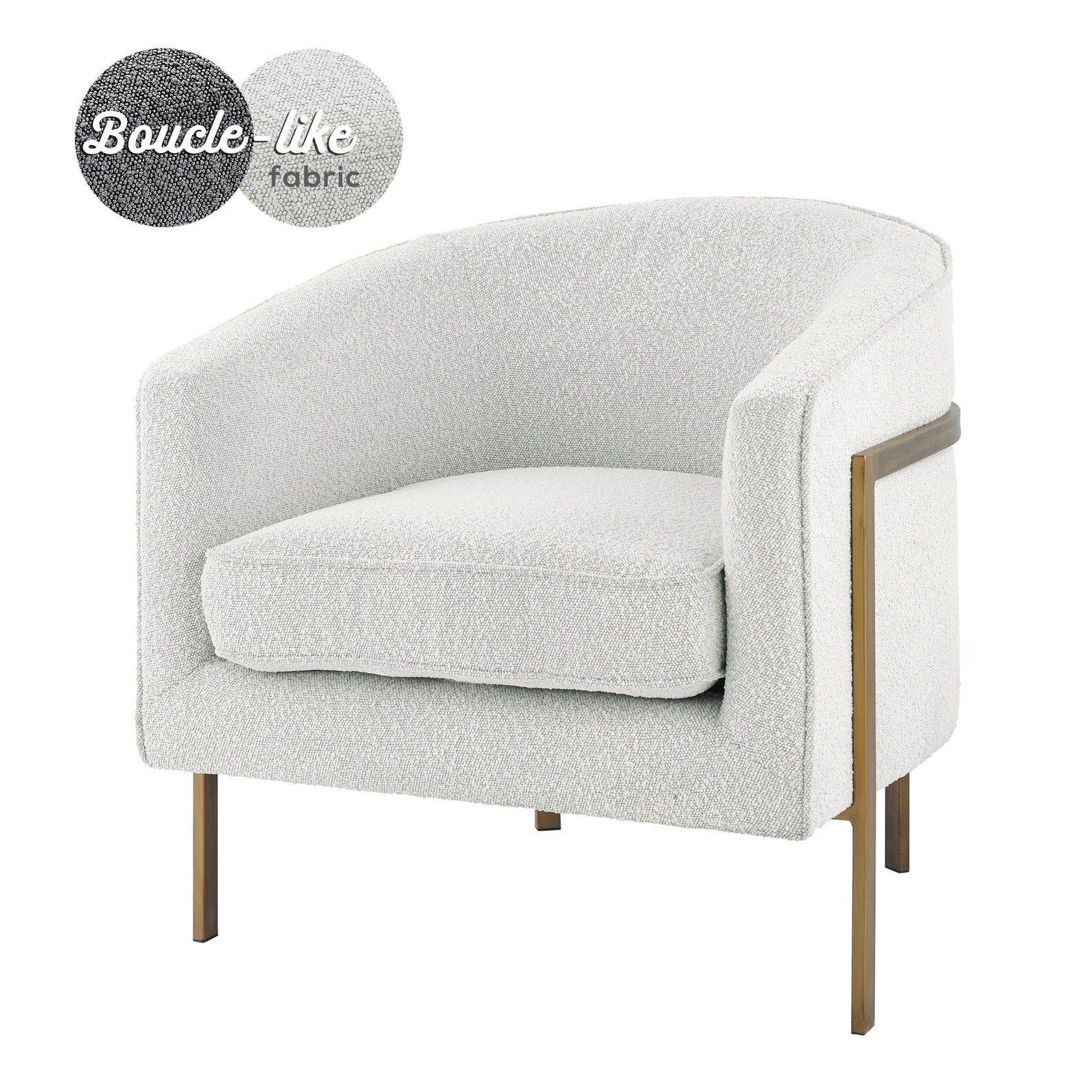 New Pacific Direct Harrod Fabric Accent Arm Chair Antique Gold Legs 1 - 250018-563