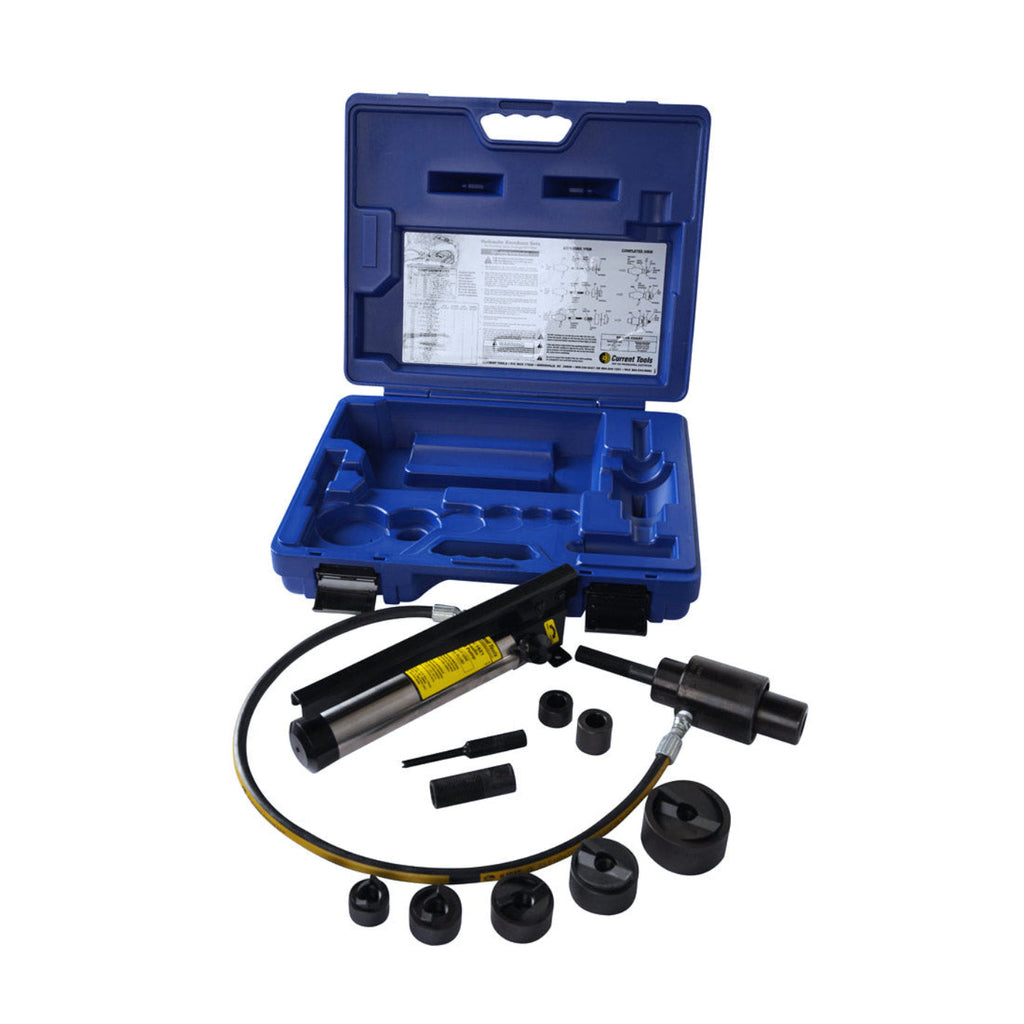 Current Tools  Piece Maker Hydraulic Knockout Set for 1/2in. to 2in. Diameter - Reconditioned - Current Tools 152PM