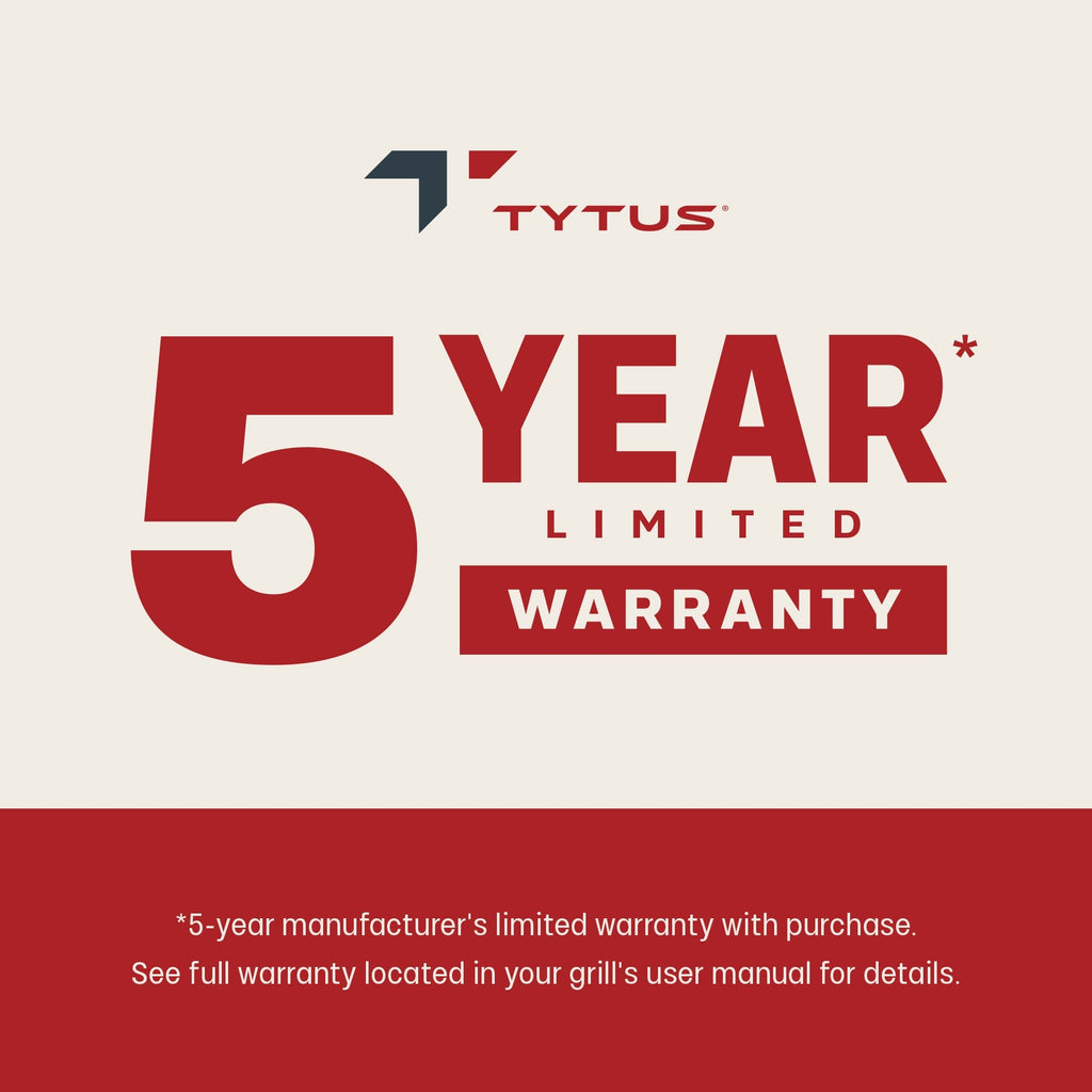 TYTUS Fresno 5-Burner LP/NG Convertible Grill in Gunmetal + Ash Stone - TDT-021-0104