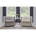 New Pacific Direct Leslie Fabric Swivel Tufted Chair  - 1900148-410