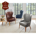New Pacific Direct Bjorn Top Grain Leather Accent Chair  - 1900155-426
