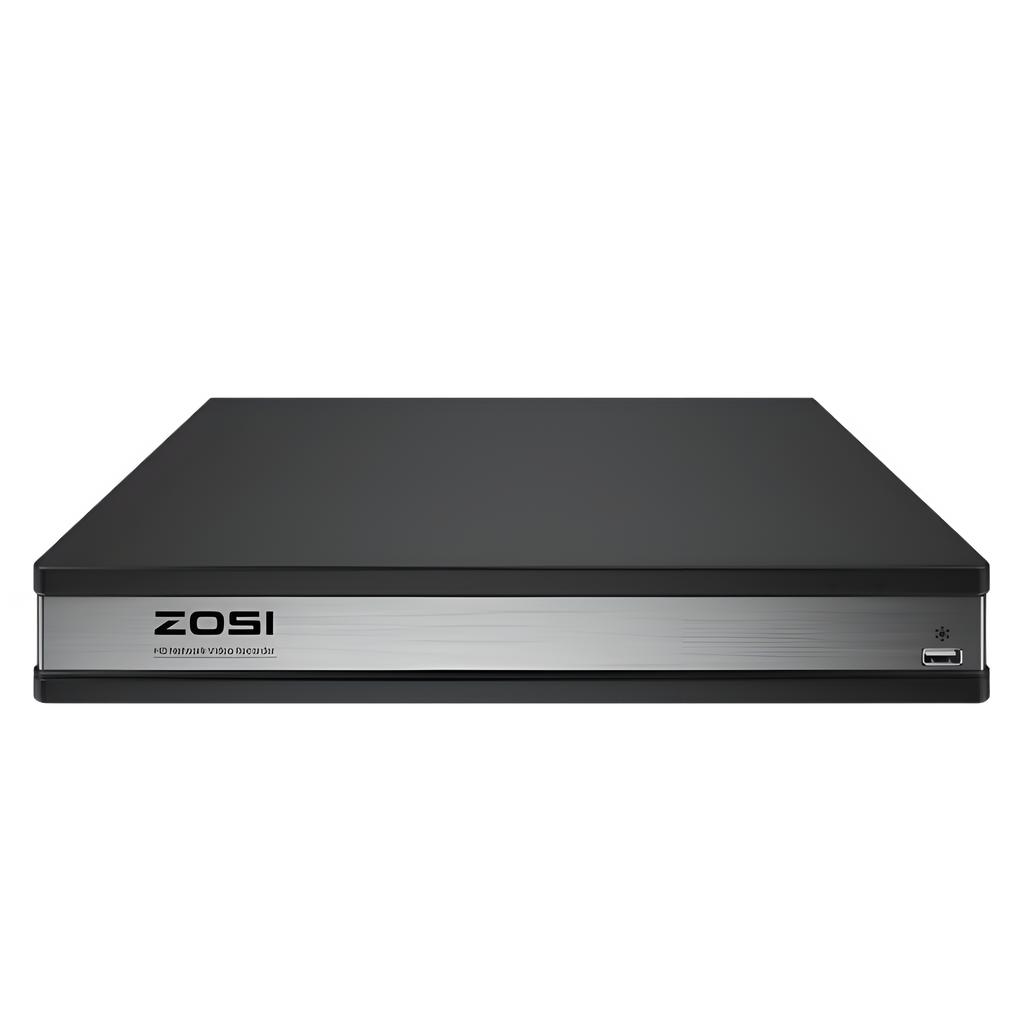 Zosi C225 4K 16 Channel 8-Cam PoE NVR System + 4TB Hard Drive - C225 4K 16