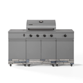 TYTUS Fresno 5-Burner LP/NG Convertible Grill in Gunmetal + Shadow Stone - TDT-021-0102