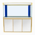 AQUA DREAM 175 GALLON TEMPERED GLASS AQUARIUM WHITE AND GOLD-AD-1560-WT