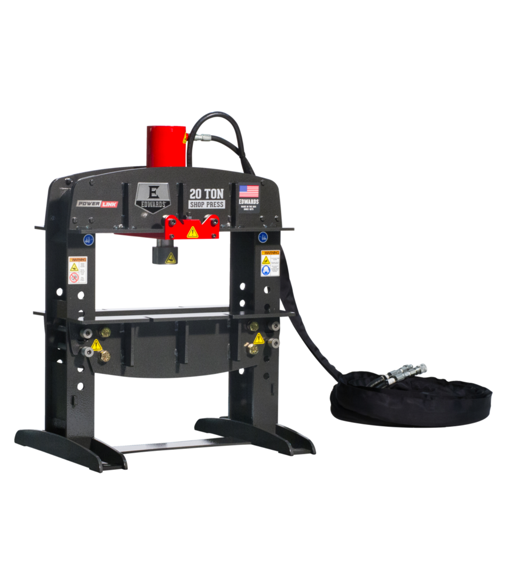 EDWARDS 20 Ton Shop Press & Portable Power Unit -ED9-HAT2010