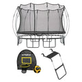 Springfree Outdoor Square 13 Foot Trampoline, Enclosure, Hoop Game, and Ladder - 215885