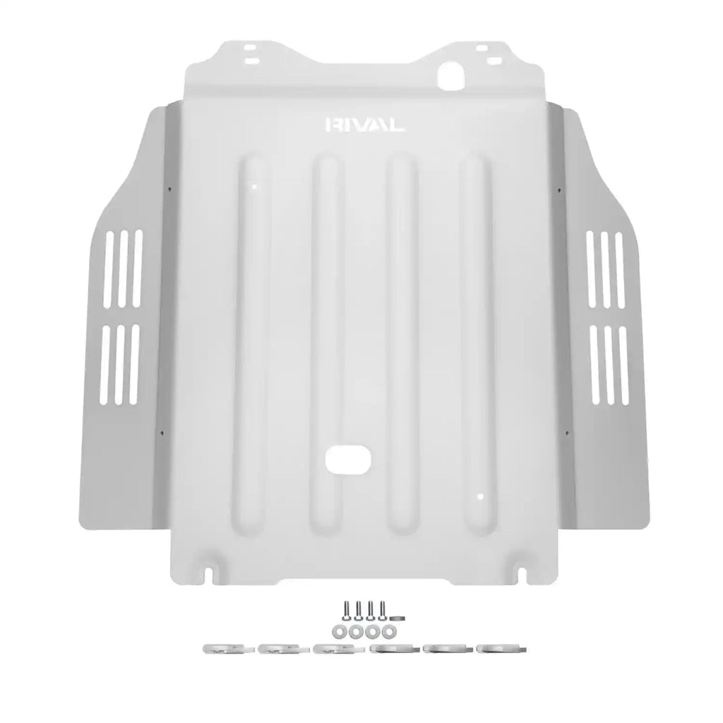 RIVAL Aluminum Transmission Skid Plate 2024+ Tacoma 4Gen Hybrid | 2024+ Land Cruiser Hybrid | 2025 4Runner 6Gen Hybrid - 2333.9569.2.6