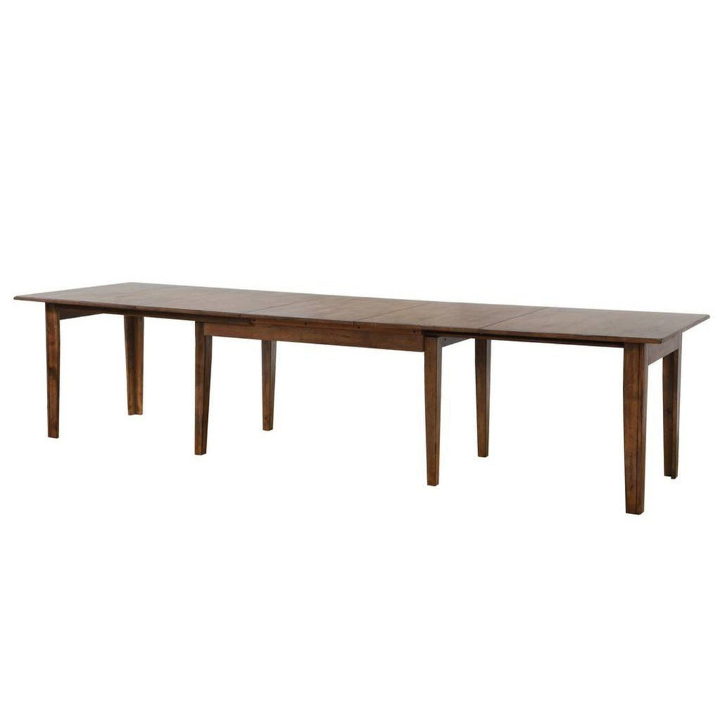 Sunset Trading Simply Brook 10 Piece 134" Rectangular Extendable Table Dining Set | Sideboard | Amish Brown | Seats 12 -  DLU-BR134-AMSB10PC
