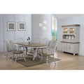 Sunset Trading Country Grove 8 Piece 96" Oval Double Pedestal Extendable Dining Table Set - DLU-CG4296-124SGOBH8