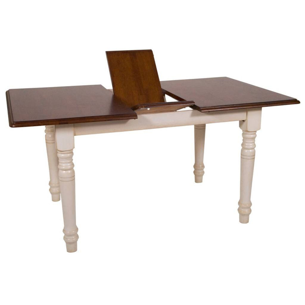 Sunset Trading Andrews 5 Piece 60" Rectangular Extendable Dining Set - PK-ADW3660-C30-AW5P