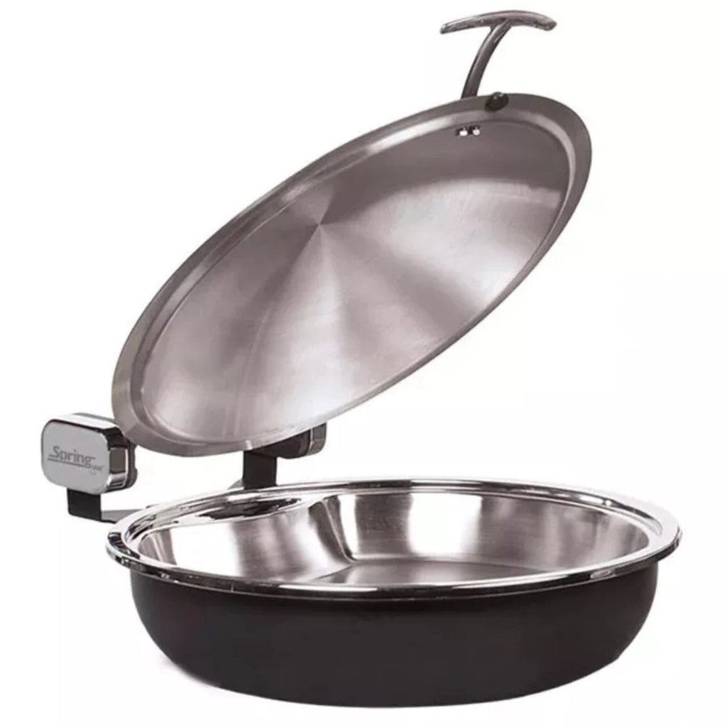 Spring USA 2382-8/36 Seasons Buffet Server, Sauteuse, Titanium w/Chrome Accents, 15 1-4" - SP2382836
