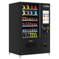 KOOLMORE KMVMNT50BR 50 in. 60-Slot Snack Vending Machine with 22-inch Touch Screen, Credit Card Reader and Bill Acceptor in Black, Non-Refrigerated  - KM-VMNT-50-BR