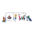 XDP Recreation Fun Swing Set w/See Saw, Super Disc, Swings, & Slide (For Parts) - 306311