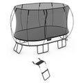 Springfree Trampoline Kids Oval 8 x 13Ft Trampoline & FlexrStep V2 Safety Ladder - 299727