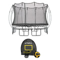 Springfree Trampoline Kids Square 11 Foot Trampoline & FlexrHoop Basketball Game - 299774