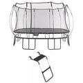 Springfree Trampoline Kids Square 13 Ft Trampoline & FlexrStep V2 Safety Ladder - 299875