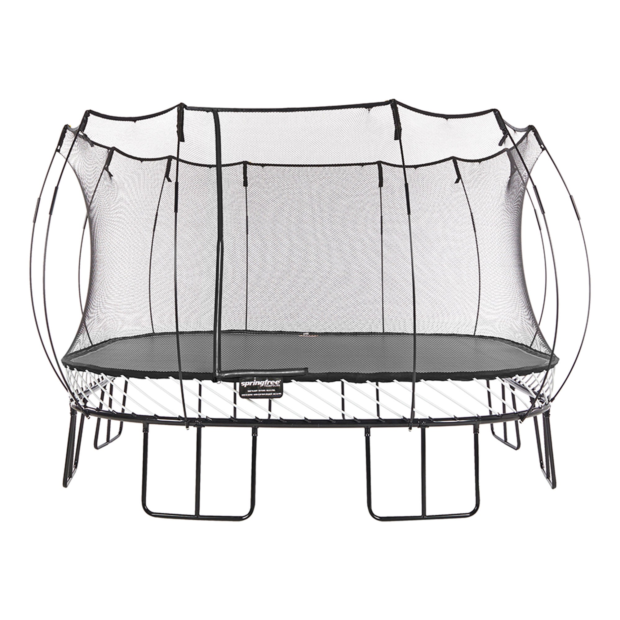 Springfree Trampoline Kids Square 13 Ft Trampoline & FlexrStep V2 Safety Ladder - 299875