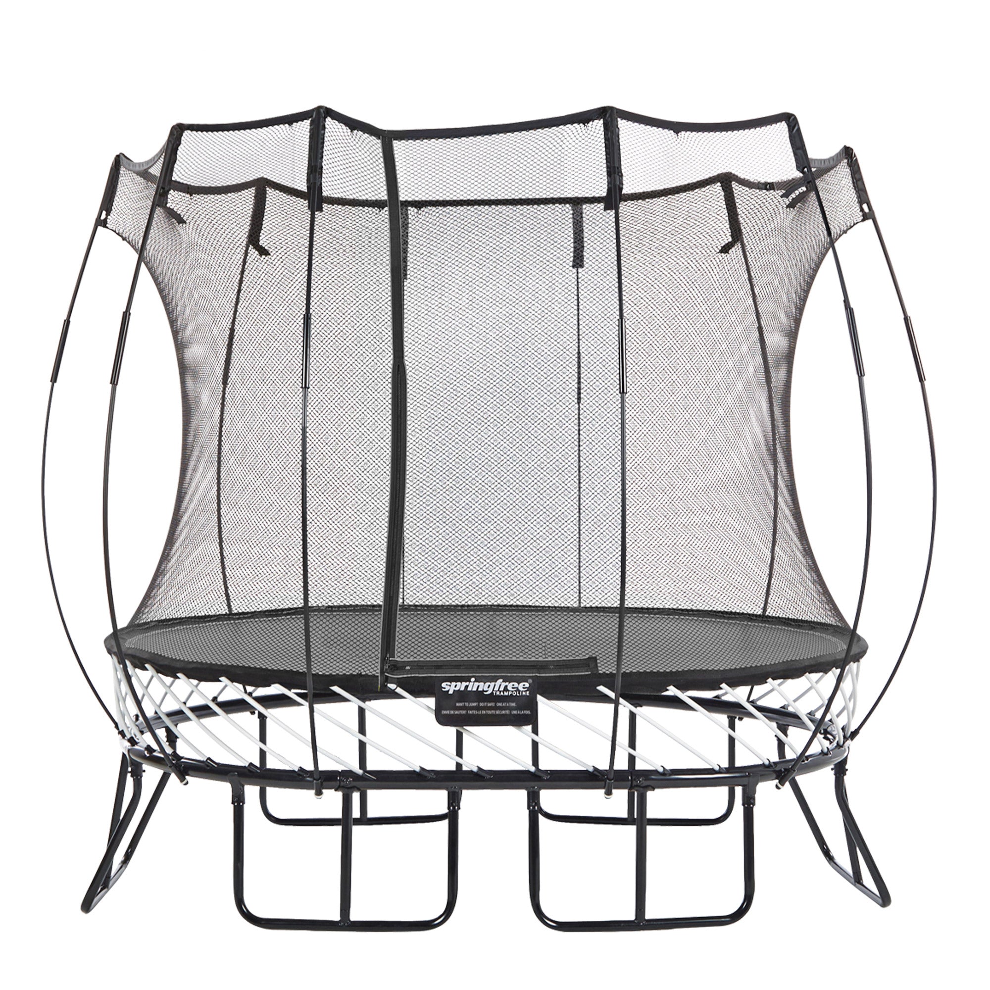 Springfree 6' x 9' Oval Outdoor Backyard Trampoline with FlexiNet and Soft Edge - 318740