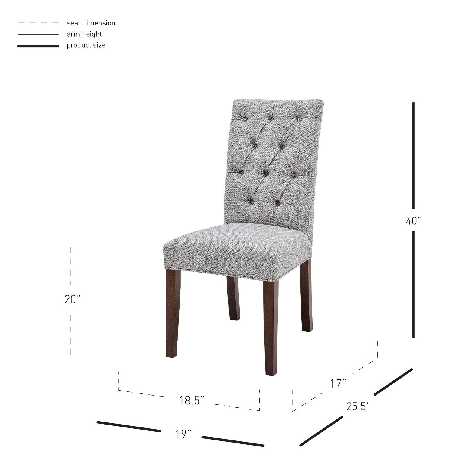 New Pacific Direct Gwendoline Tufted Side Chair, (Set of 2) -  3900074-410