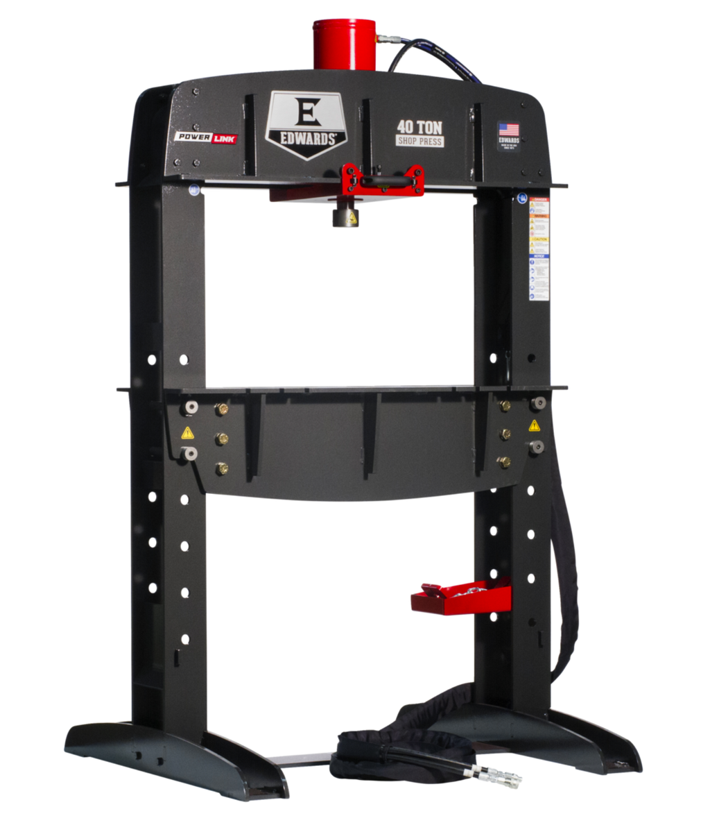 EDWARDS 60 Ton Shop Press & Portable Power Unit - ED9-HAT8010
