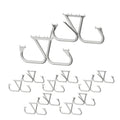 Pilot Rock 6 Pack 6'/8' Outdoor Steel Non Tip Picnic Table Leg Kits (Frame Only) - 415922