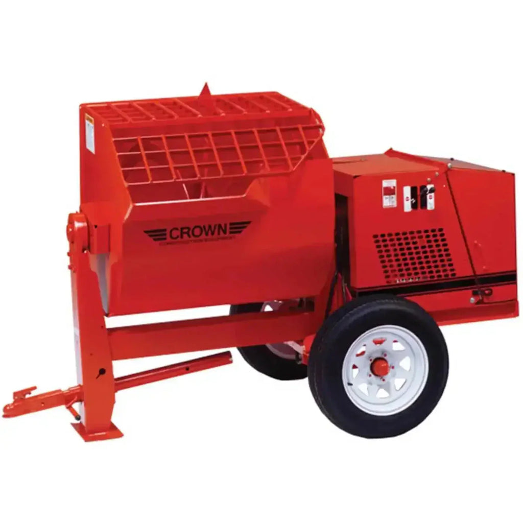 Crown 12SH Hydraulic Mortar Mixer - 1098-5HP Electric-Pintle