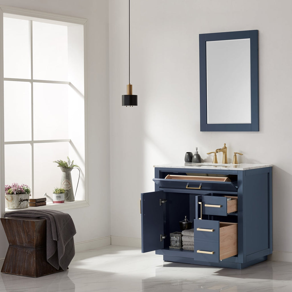 Altair Designs Ivy 36" Single Bathroom Vanity Cabinet Only  - 531036-CAB-RB-NM Price
