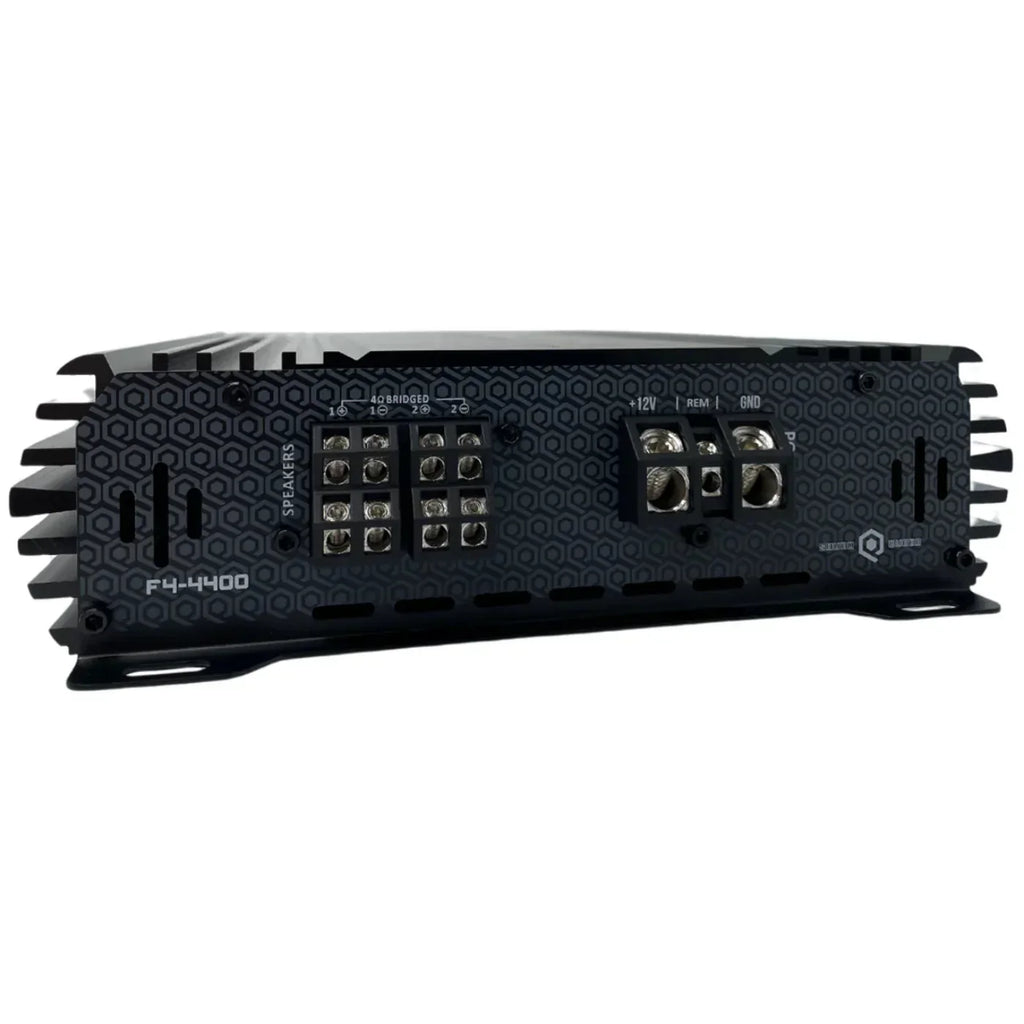 SoundQubed 4400 Watt F4-4400 Full Bridge 4 Channel Amplifier - SQ-F4-4400