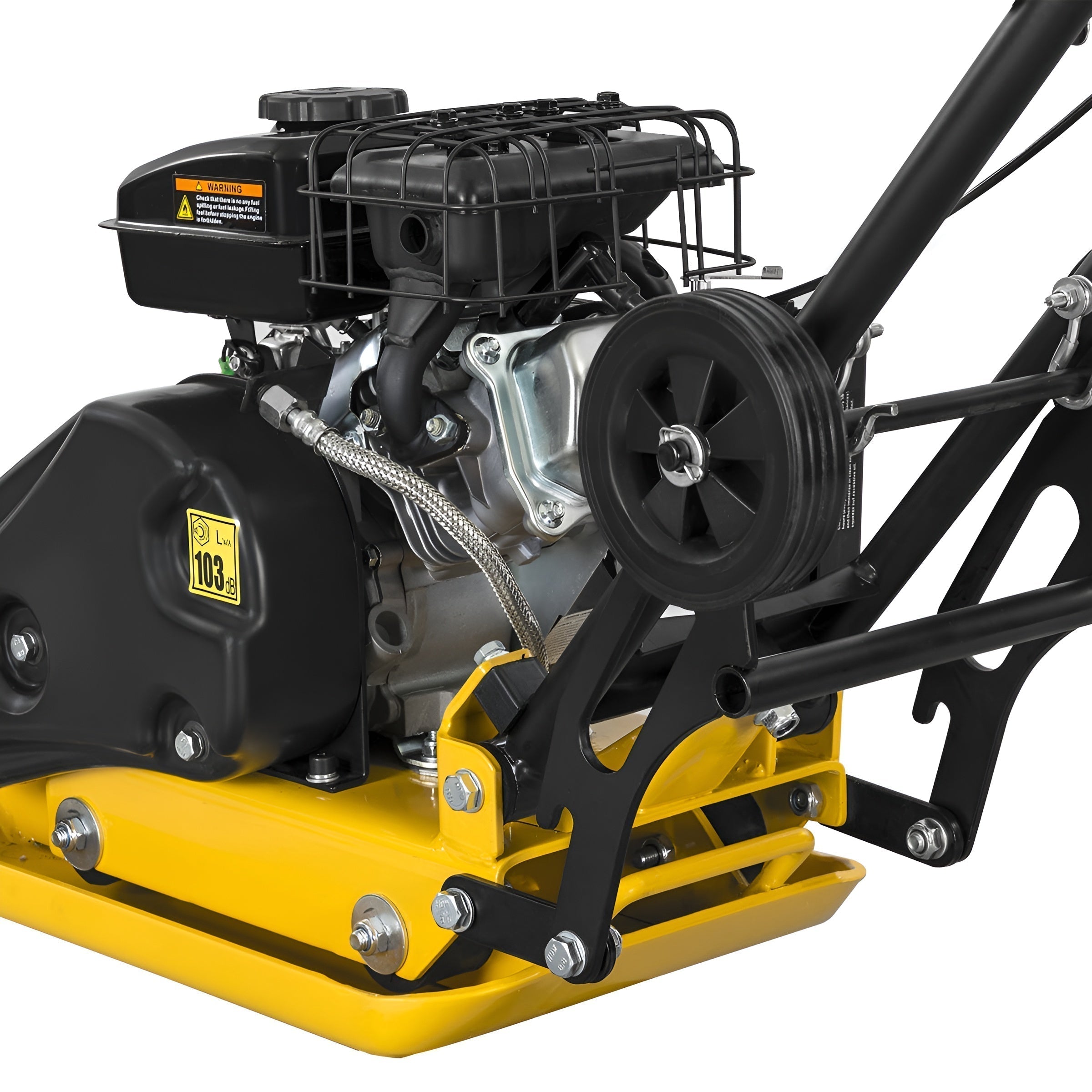 Stark USA 6.5HP Walk Behind Plate Compactor 196cc Motor Gas 21x15" Plate 350sq/f - 61028-1