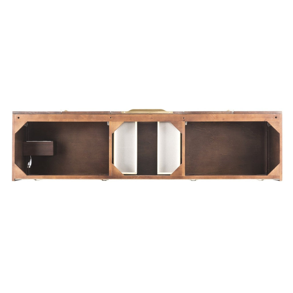 James Martin Vanities Columbia 72" Double Vanity - 388-V72D-AGR-MB-DGG