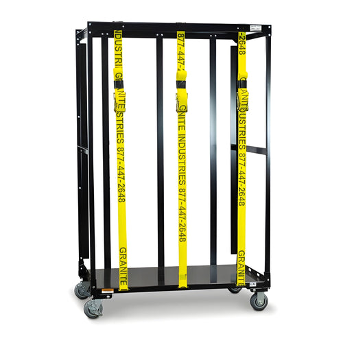 American Cart Oversize Milk Crate Storage Rack