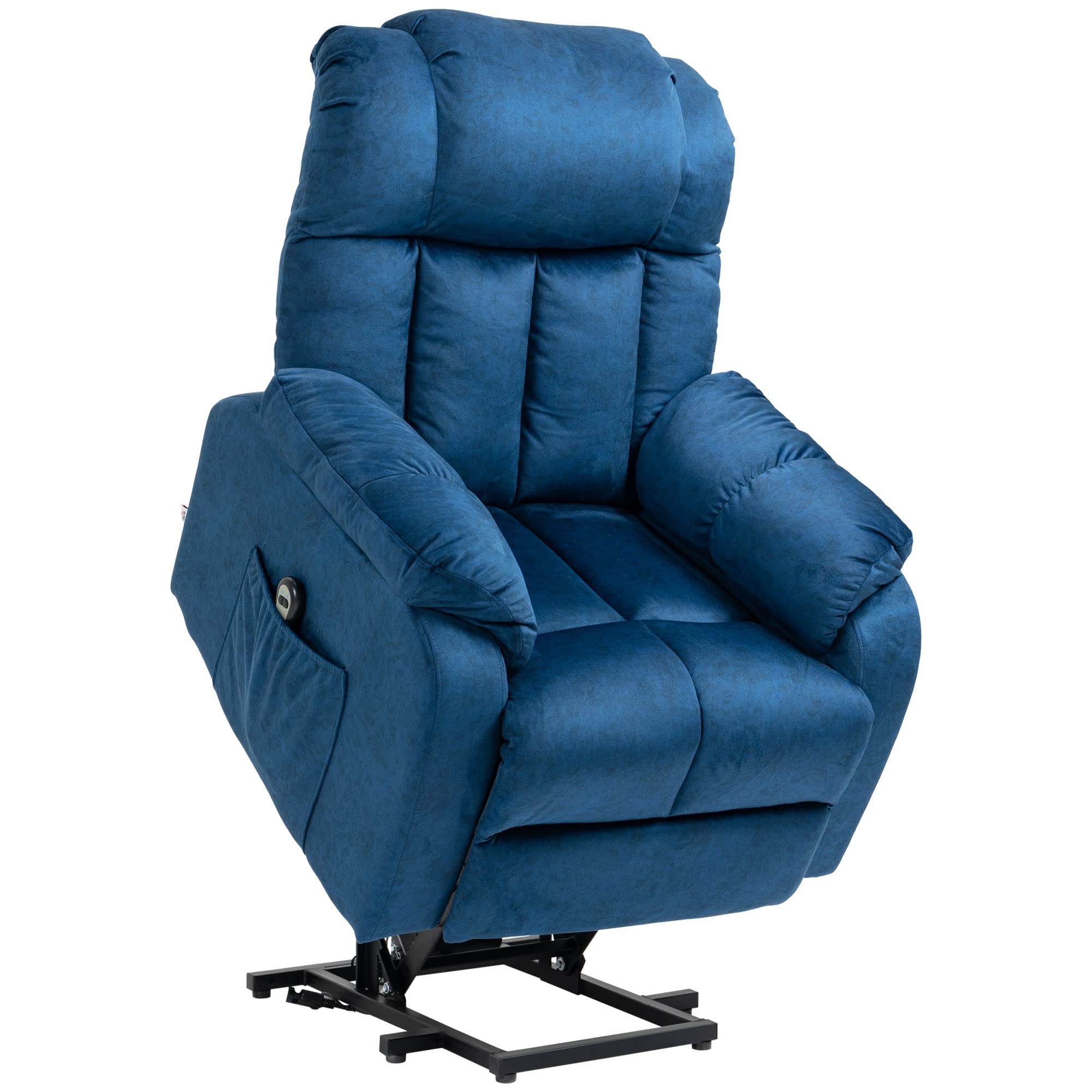 HomCom Power Lift Chair, Electric Recliner for The Elderly, Compact Living Room Chair - B09MYGQ94R-1