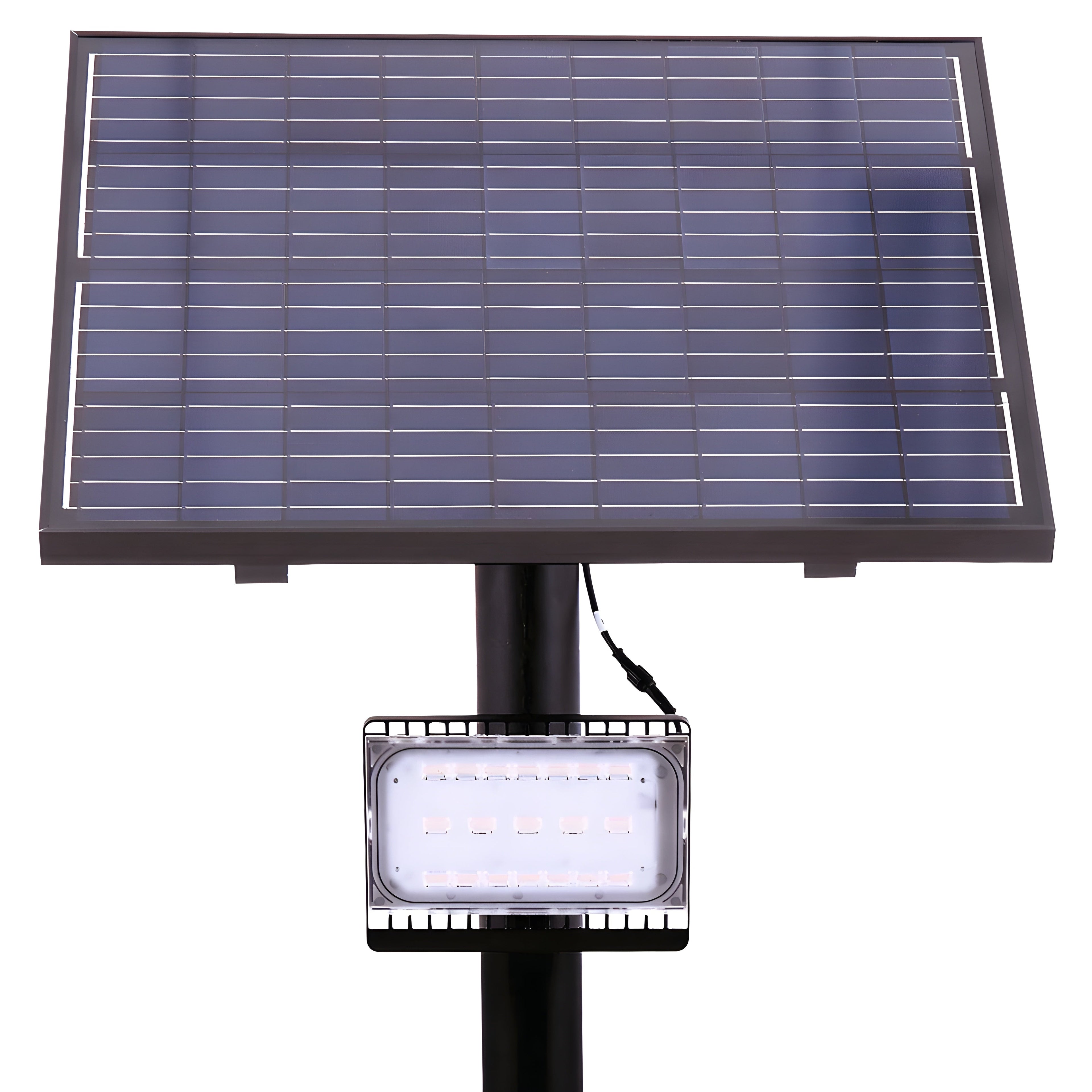AVS Energy Solar LED Flood Light 60 Watt 8400 Lumens 5000K  - AVS-BLK-60W