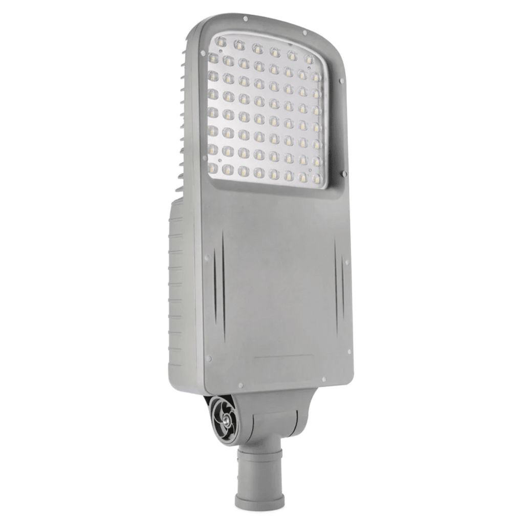 Solar LED Street Light 50 Watt 6200 Lumens 5000K | Smart Street Light Built In Bluetooth | All in One SE Street Light - AVS-CYS-50W