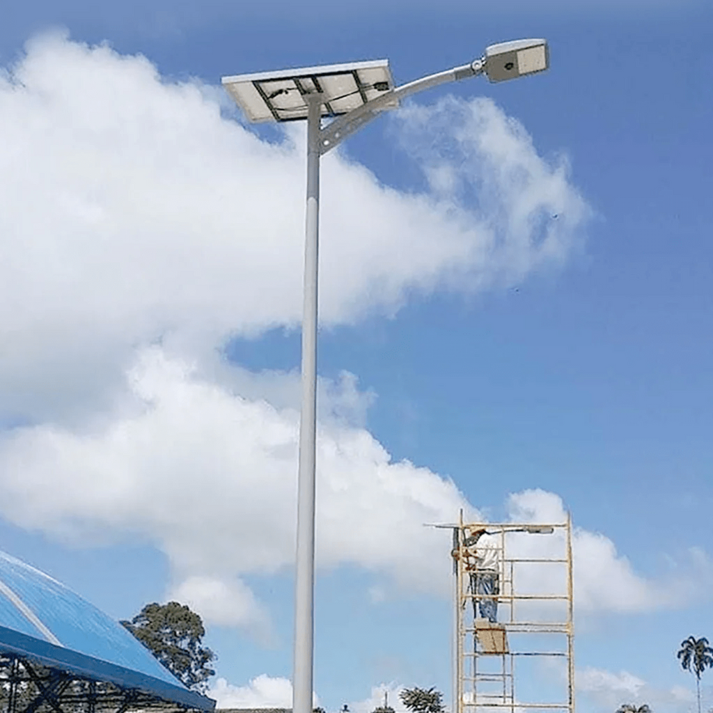 AVS Energy Solar Billboard Light 50 Watt 6200 Lumens 5000K Yoke/Pole Mount IP67  - AVS-SFL50W-Yoke
