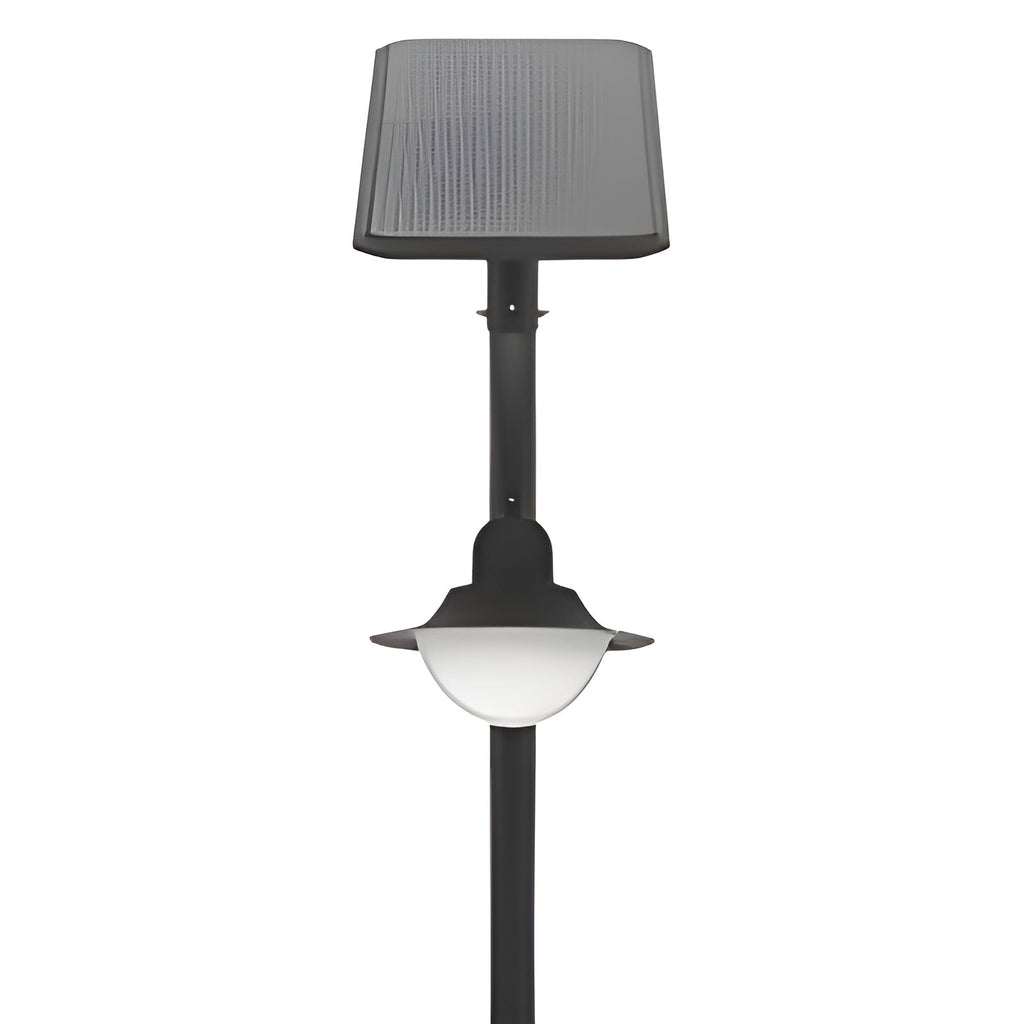AVS Energy Solar Street Pole Light 20 Watt 3000 Lumens 5000K Black Housing Pathway Lighting Garden Light Solar Post Top CAPE Light -  AVS-CAPE-20W