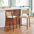 New Pacific Direct Lehman Fabric Counter Stool, (Set of 4)  - 9300099-532