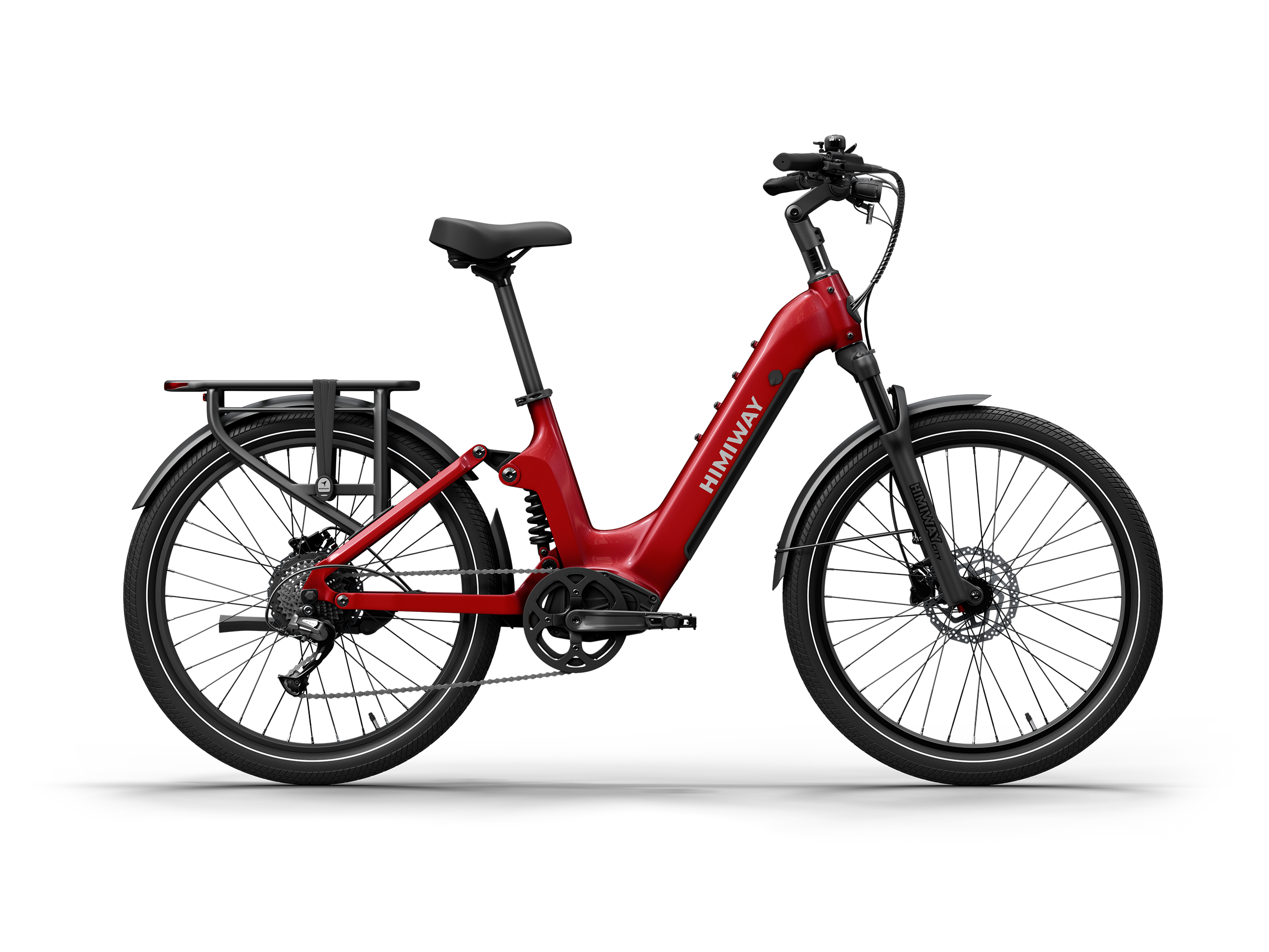 Himiway A7 / Full Suspension Commuter eBike - HMW-A7-RD-US-2.0