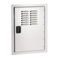 American Outdoor Grill 20x14 Single Louvered Access Door w/ Black Slam Latch (Reversible Hinge) - 20-14-SDV