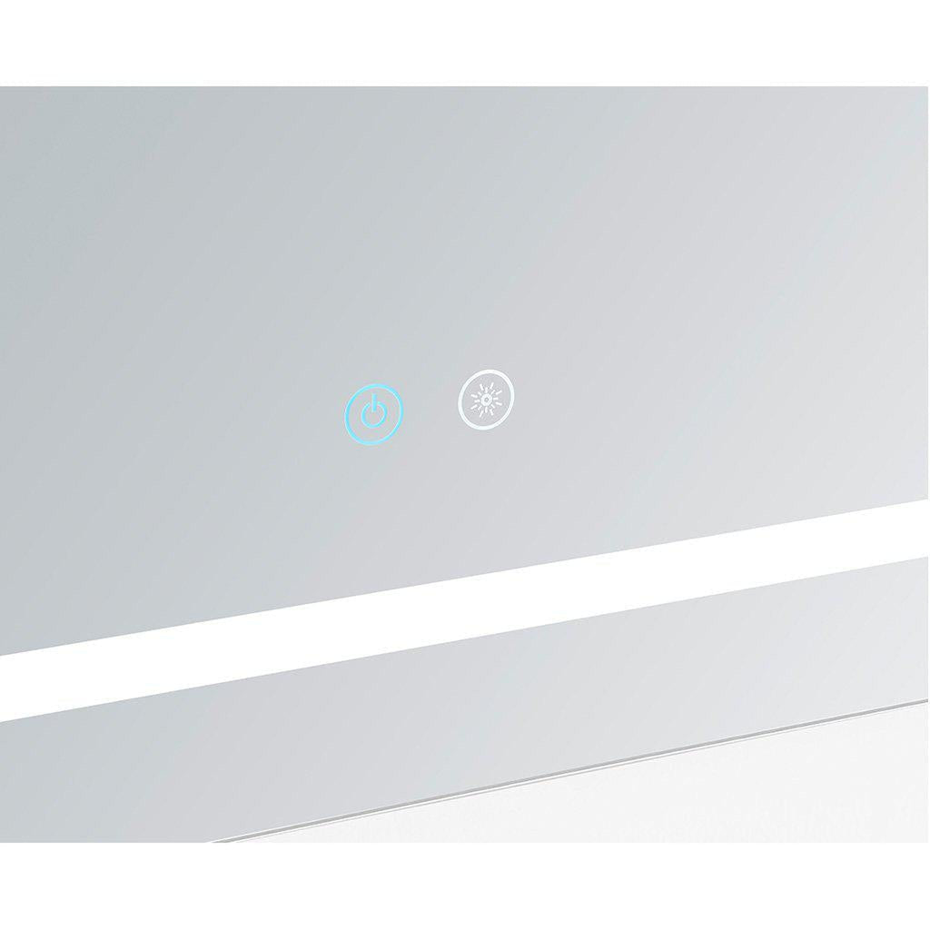 Aquadom Daytona 72" X 36" Rectangle Ultra-Slim Frame LED Lighted Bathroom Mirror With Defogger - D-7236