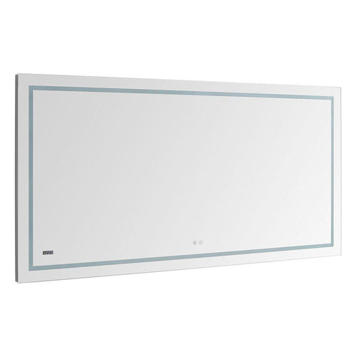 Aquadom Daytona 72" X 36" Rectangle Ultra-Slim Frame LED Lighted Bathroom Mirror With Defogger - D-7236