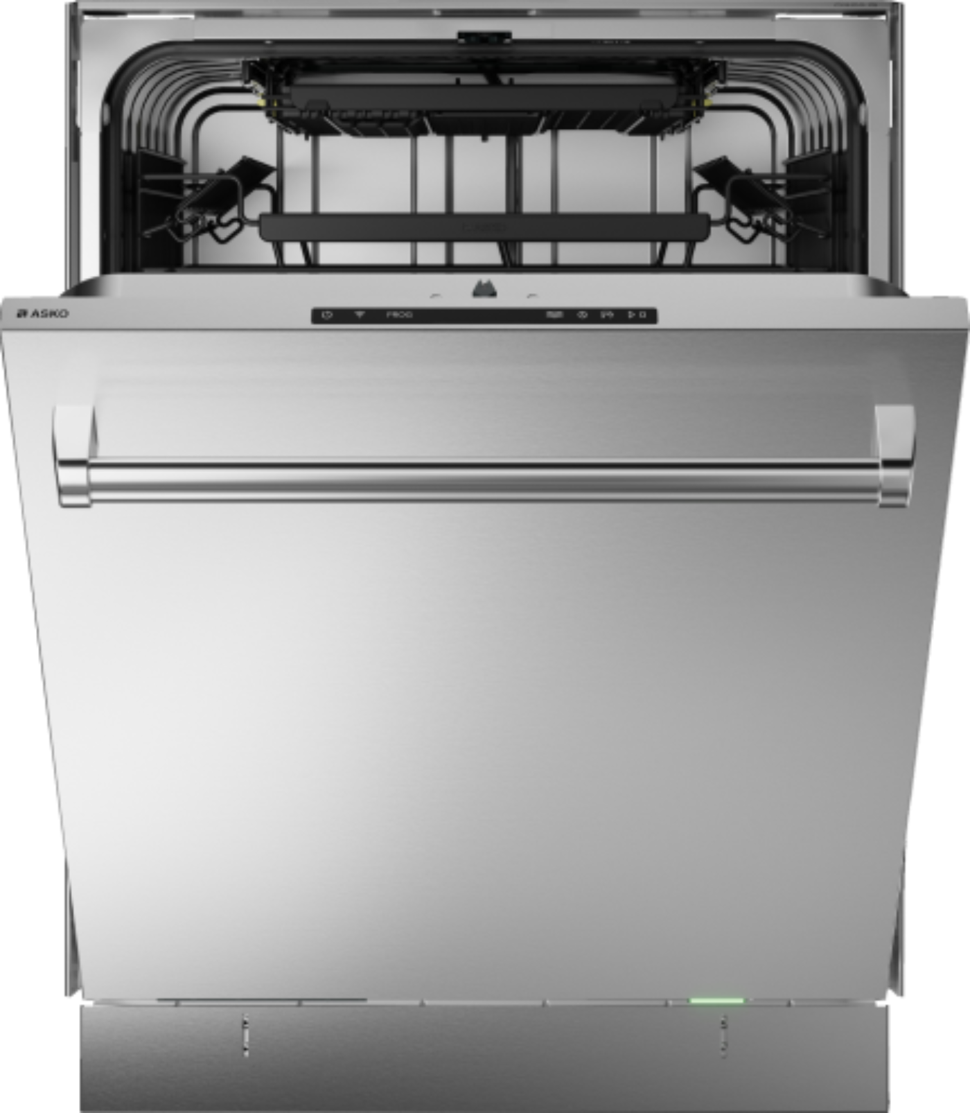 Asko 40 Series 24 Inch Stainless Steel Dishwasher with Front Controls and Pocket Handle - DBI364IS