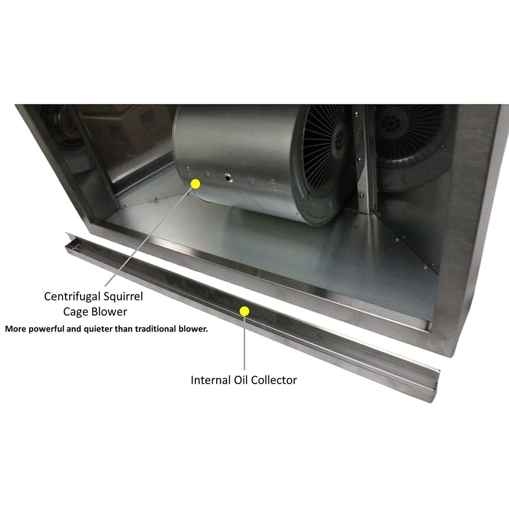 Combo Awoco 36” Freestanding 6 Burners Range with 36'' RH-WT-36 Wall Mount Range Hood - JK36A1-T-NG+RH-WT-36